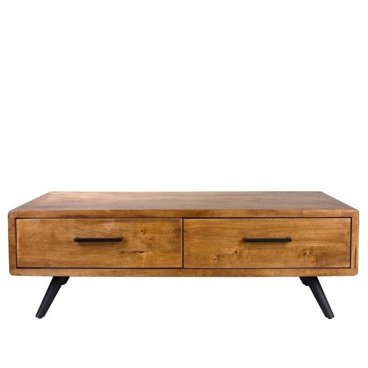 Industrial Rubber Wood Coffee Table SERB