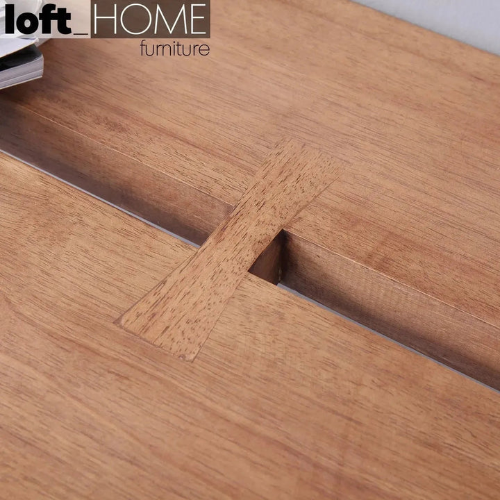 Industrial Rubber Wood Dining Bench DOVETAIL