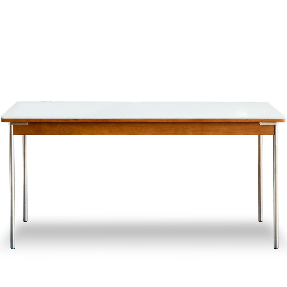 Bauhaus sintered stone boxwood dining table pinecone conceptual design.
