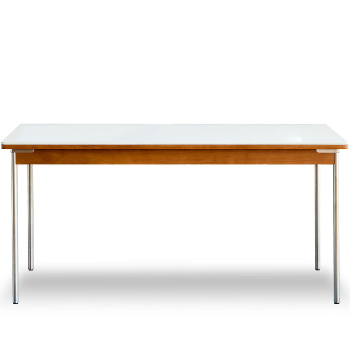 Bauhaus sintered stone boxwood dining table pinecone conceptual design.