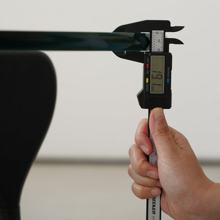Vintage tempered glass coffee table noguchi in panoramic view.
