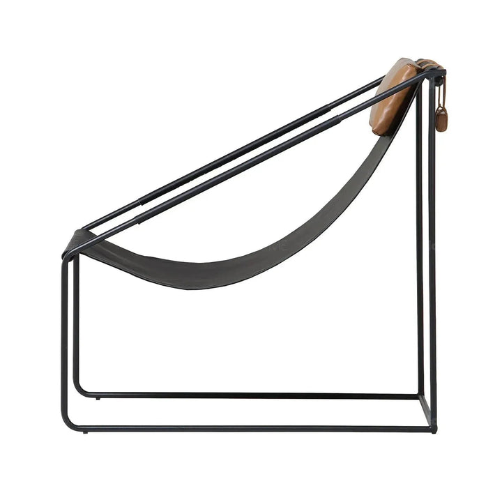 Industrial Vege Genuine Leather 1 Seater Sofa WINSLOW