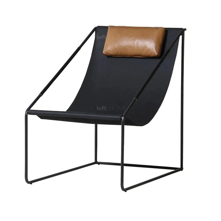 Industrial Vege Genuine Leather 1 Seater Sofa WINSLOW