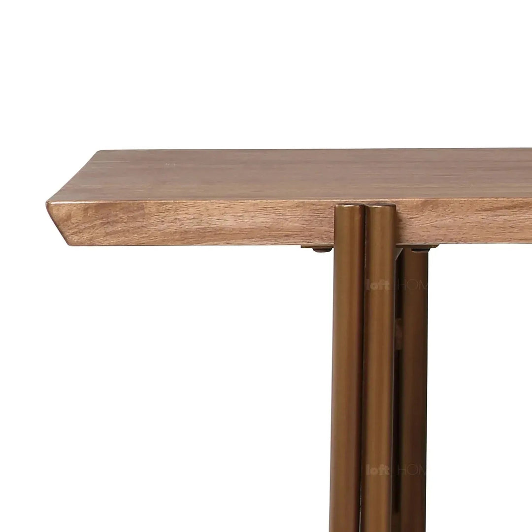 Bauhaus wooden coffee table breezy in details.