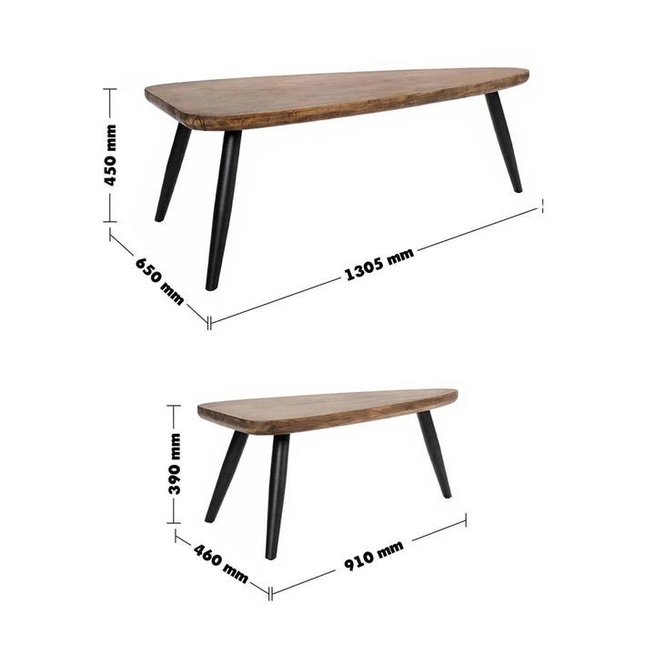 Industrial wooden coffee table greyash size charts.