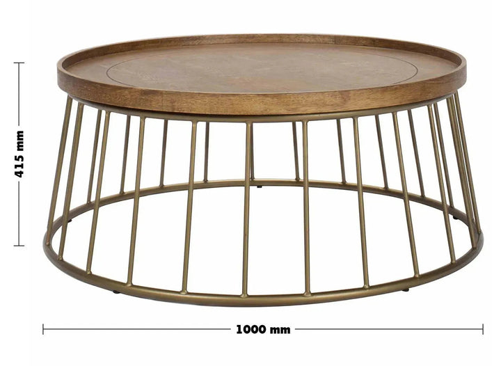 Vintage wooden coffee table vintage size charts.