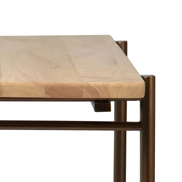 Bauhaus wooden dining table breezy environmental situation.