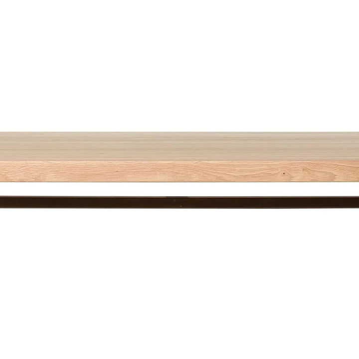 Bauhaus wooden dining table breezy conceptual design.
