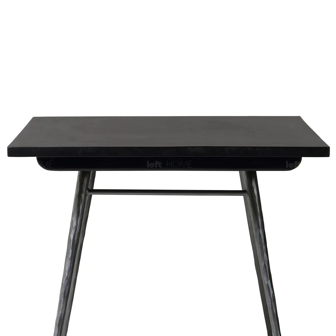Bauhaus wooden dining table rustic in still life.