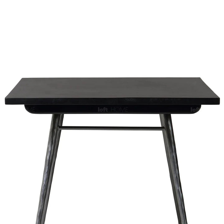 Bauhaus wooden dining table rustic in still life.