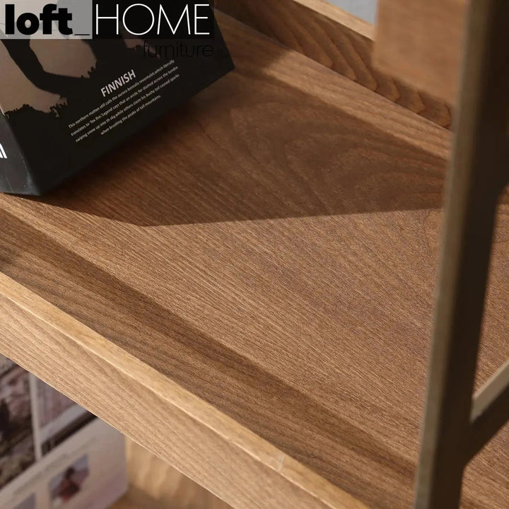 Industrial Wooden Display Shelf LAWN